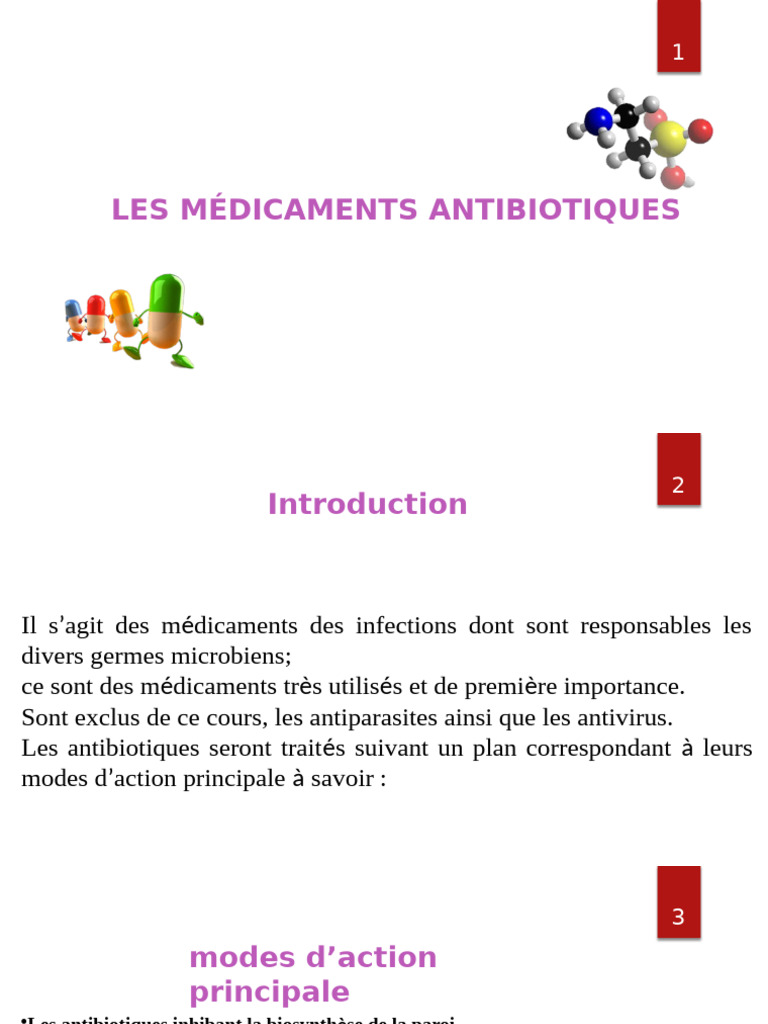 Comprendre les antibiotiques et leur action | PDF | Pénicilline ...