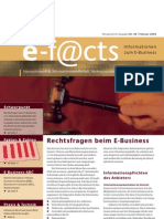 E-Facts 9 - Rechtsfragen beim E-Business