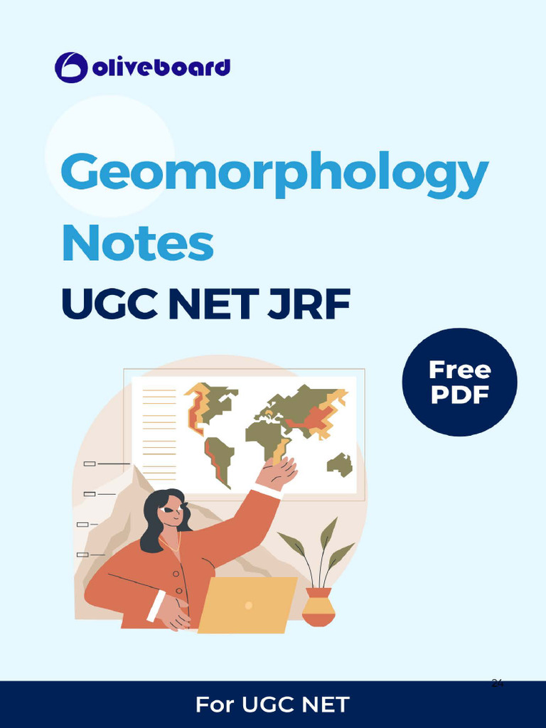 Geomorphology Notes for UGC NET Exam | PDF | Plate Tectonics | Weathering