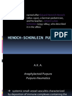 Henoch-Schonlein Purpura: A Common Childhood Vasculitis