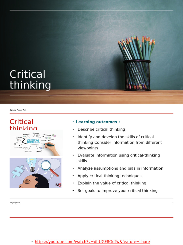 Mastering Critical Thinking Skills | PDF | Critical Thinking | Cognition