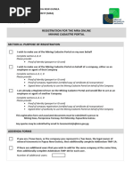 Mining Cadastre Portal Registration Form | PDF