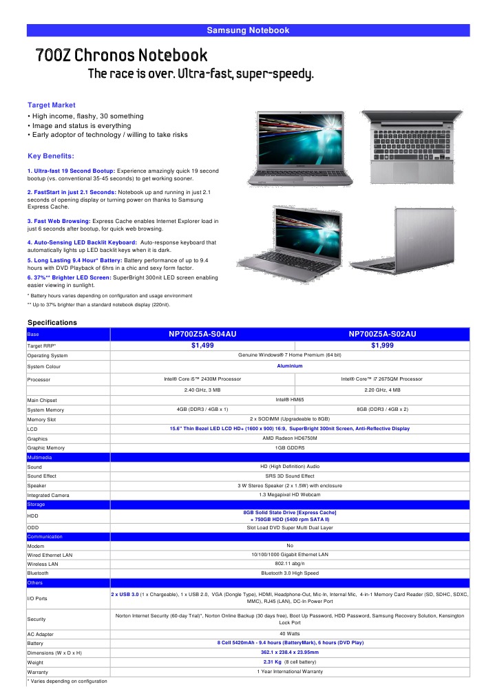 Series7 Chronos Snapshot | PDF | Laptop | Computer Data Storage