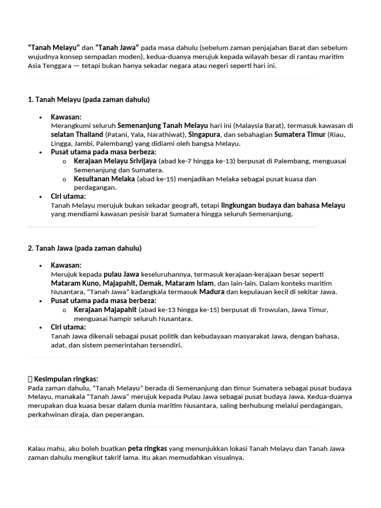 Sejarah Kesultanan Melayu di Semenanjung | PDF