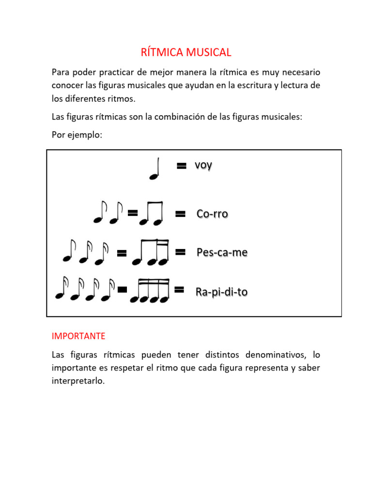Rítmica Musical | PDF