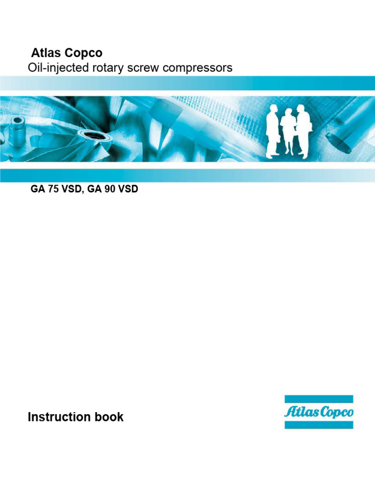 GA 75-90 VSD Instruction Book en Pune 9096 3335 00 | PDF | Gases ...