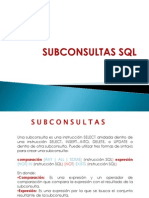 Sub Consult As SQL