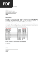 02 - Modelo de Carta de Solicitud de Financiamiento