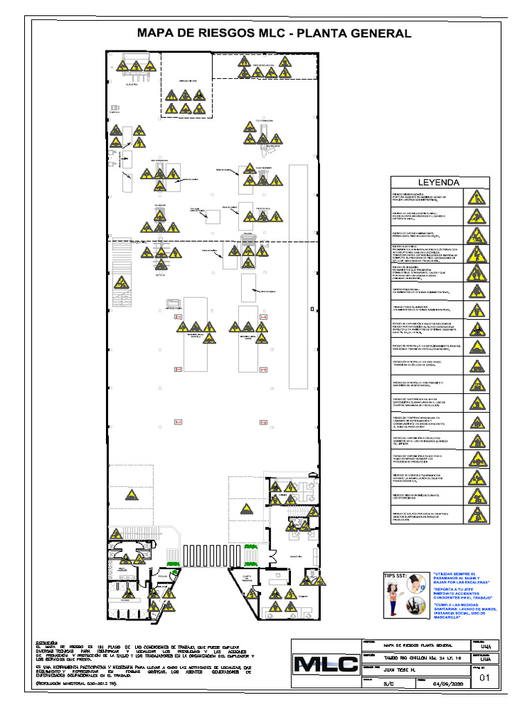 Mapa de Riesgos en Planta General | PDF