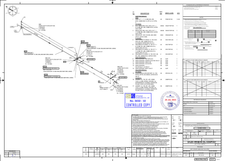 Saudi Aramco Piping Fabrication Details | PDF | Pipe (Fluid Conveyance ...
