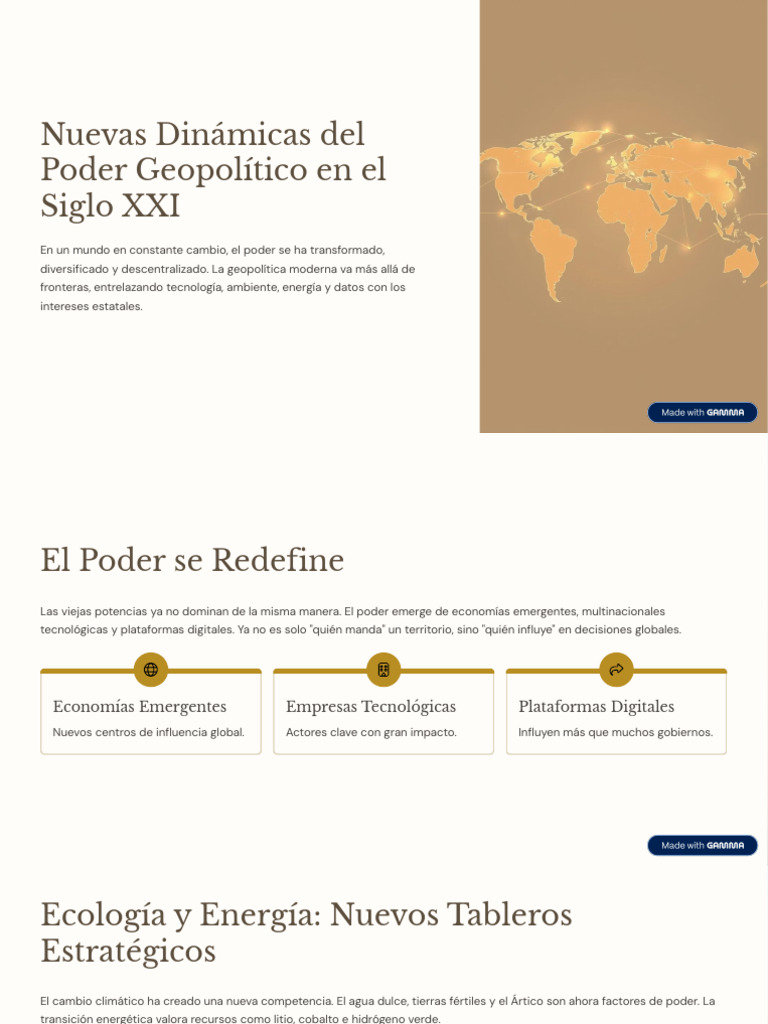 Nuevas Dinámicas Geopolíticas del Siglo XXI | PDF | Geopolítica | Ecología