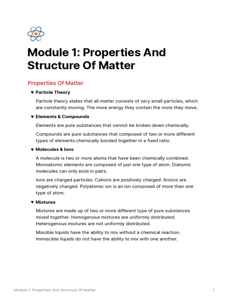 Molecules vs. Compounds Explained | PDF | Chemical Polarity | Chemical Bond
