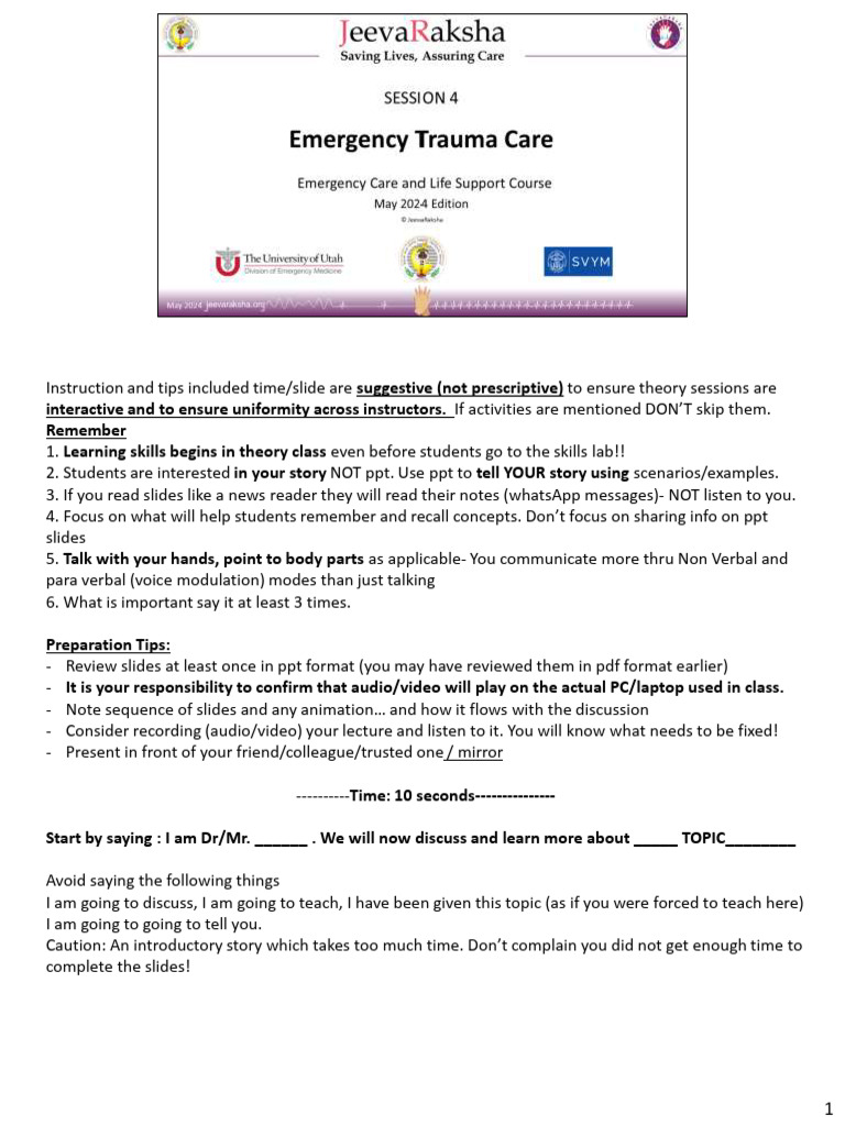 HABCDE Protocol for Trauma Management | PDF | Thorax | Respiratory System