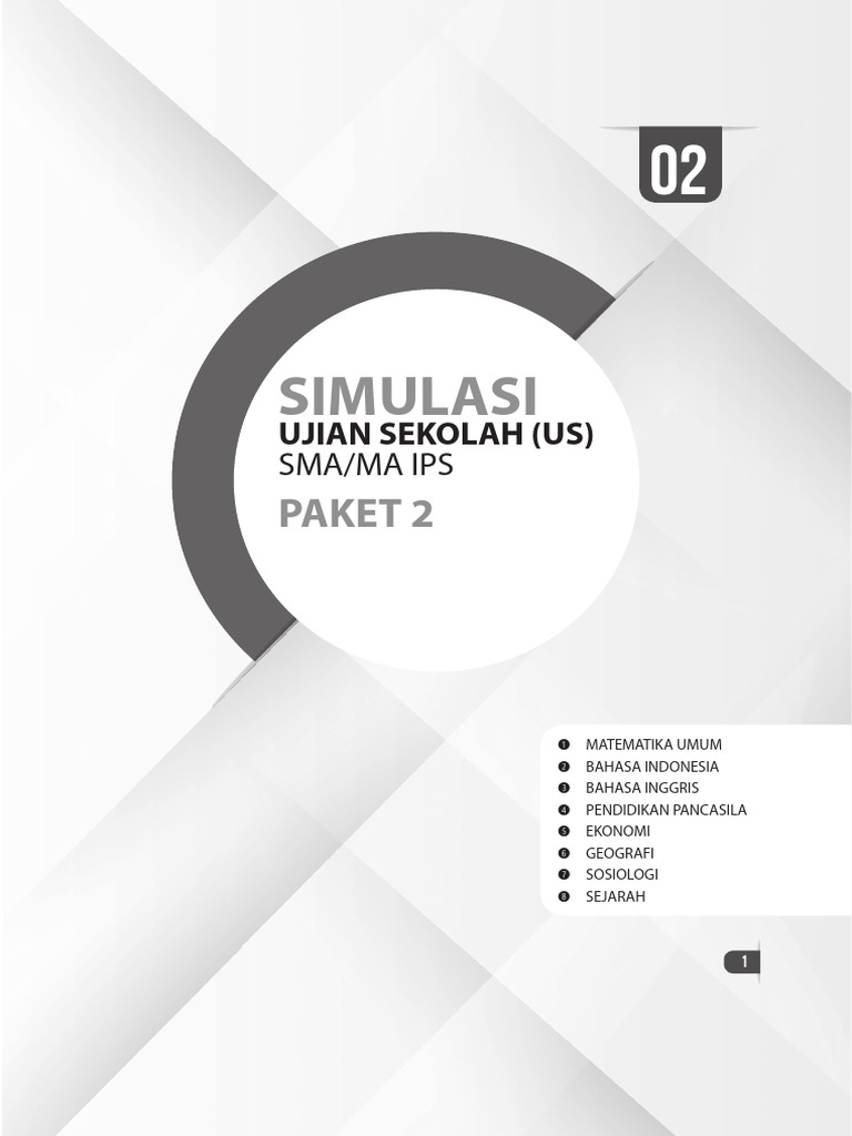 Simulasi Us 2 (Bonus Gercep Tka Sma Ips) | PDF