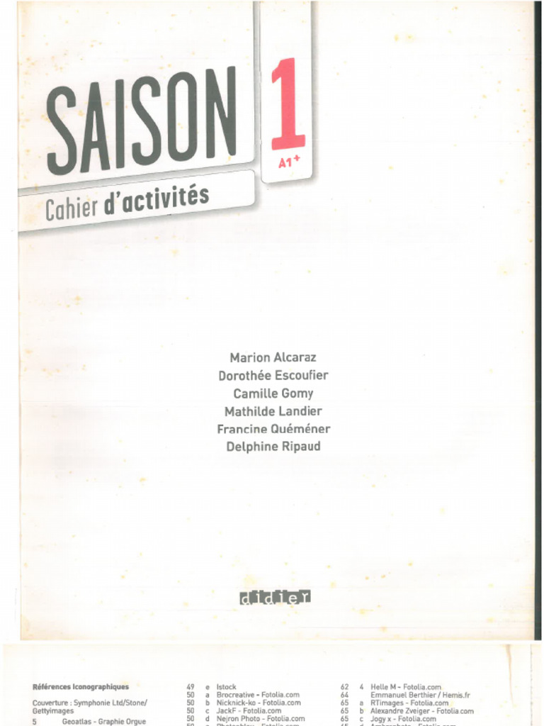 Cahier 1 | PDF