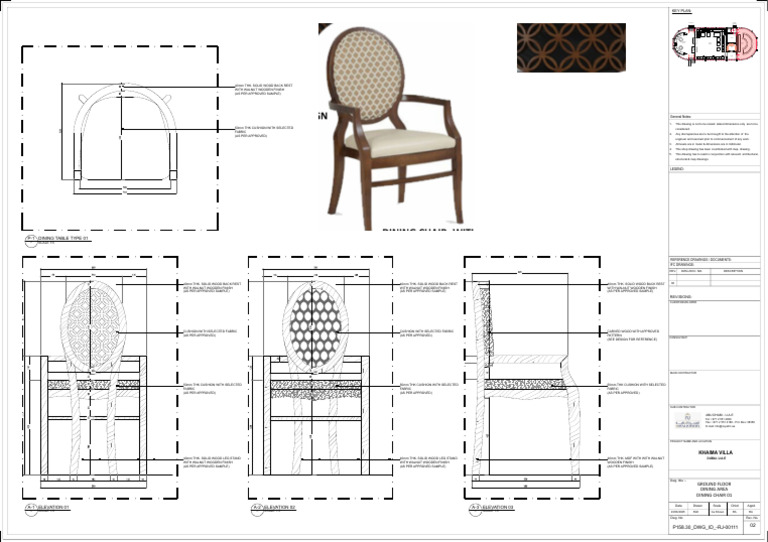 Cafe Chair Design Specifications | PDF | Drawing