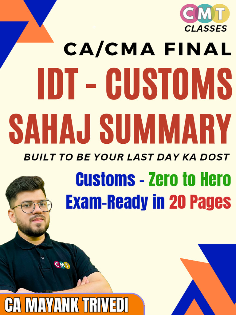 Customs Duty Overview by Mayank Trivedi | PDF | Dumping (Pricing Policy ...