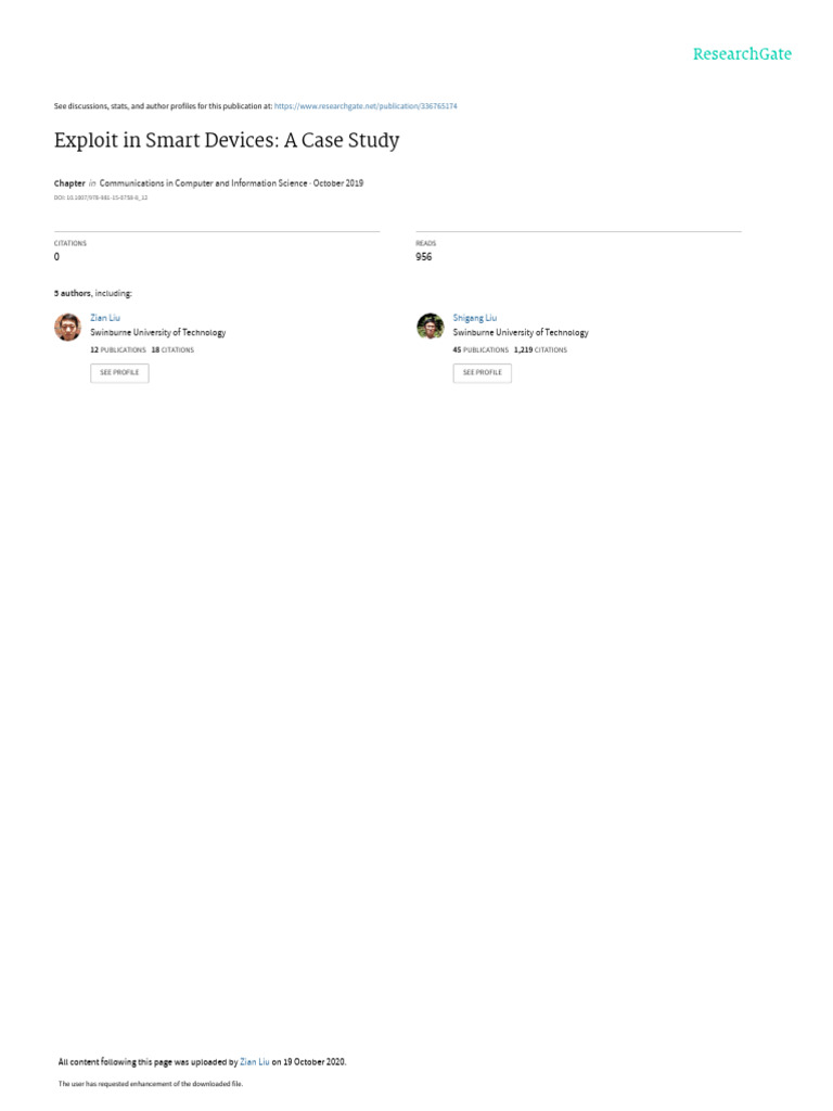 SocialSec2019 Smart Device Exploit Case Study | PDF | Public Key ...