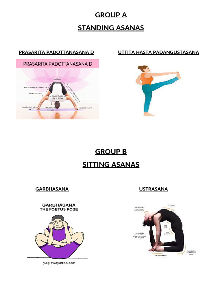 Yoga Competition Asana Guidelines | PDF