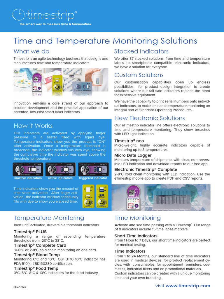 Timestrip Company Overview | PDF