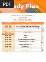 8th Class Daily Timetable Guide | PDF