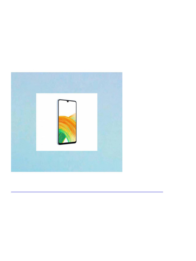 1652 Samsung Galaxy A33 5G Android-Smartphone Infinity-U FHD Super ...