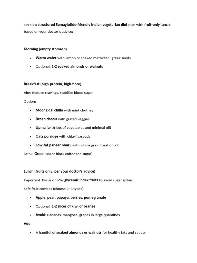 30 day semaglutide diet plan pdf free download Ozempic [PDF] for Weight Loss Semaglutide Indian Vegetarian Meal Plan