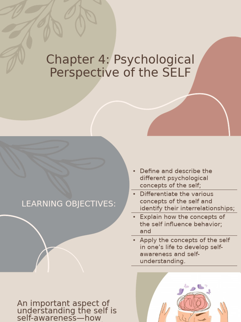 Understanding Self: Key Psychological Concepts | PDF | Psychology ...