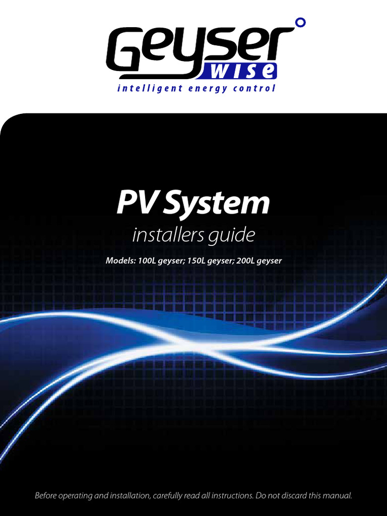 PV System Installation Manual 6 | PDF | Photovoltaic System | Fuse ...