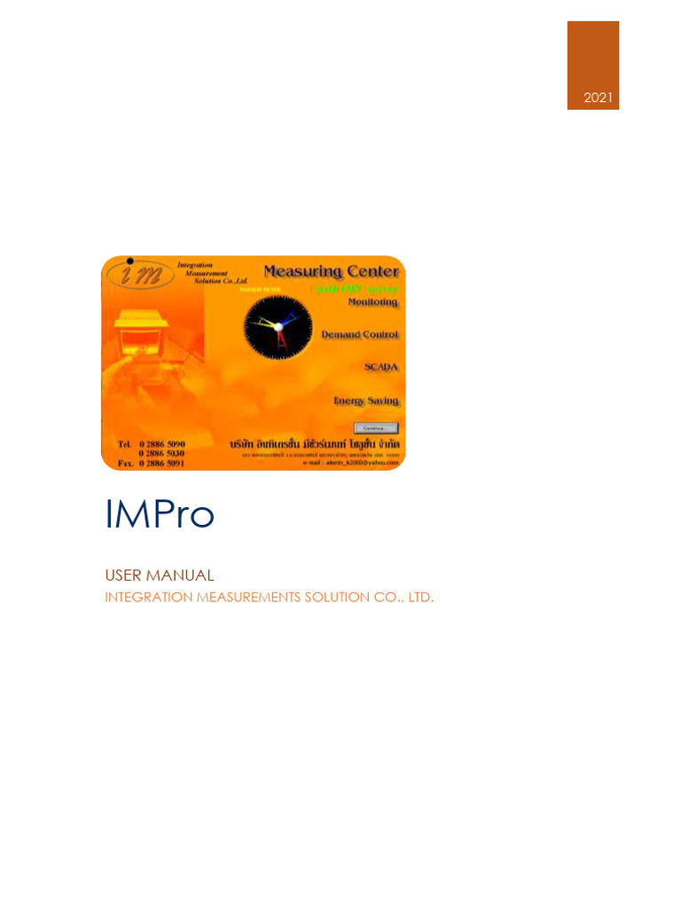 IMPro User Manual Overview | PDF | Computer File | Microsoft Excel