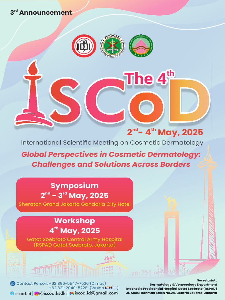 4th ISCoD Congress 2025 Announcement | PDF | Integumentary System ...