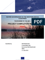 Water Governance_Project Completion Report_Final