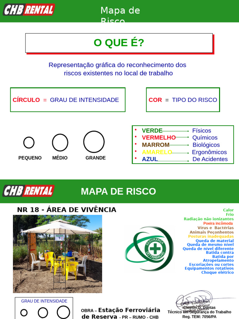 Mapa de Risco em Segurança do Trabalho | PDF