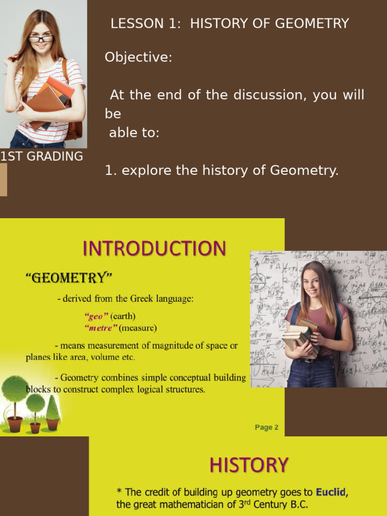 History of Euclidean Geometry | PDF