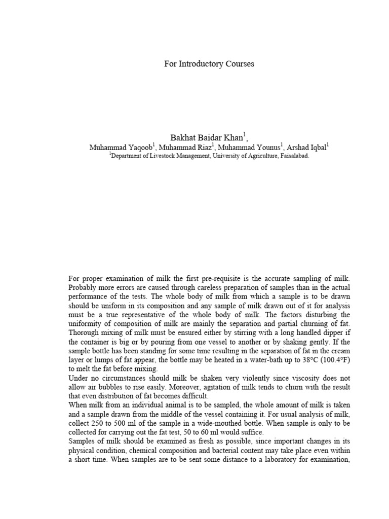 Labeled Lactometer Diagram Guide | PDF