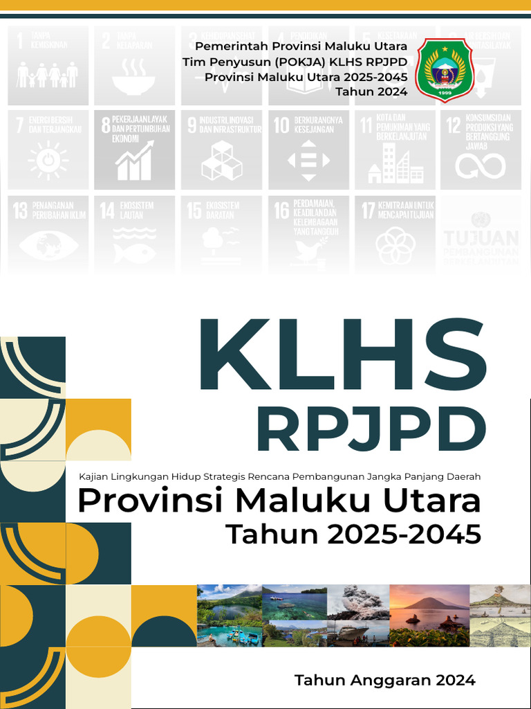 KLHS RPJPD Maluku Utara 2024-2045 | PDF