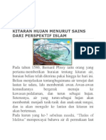 Kitaran Hujan Menurut Sains Dari Perspektif Islam