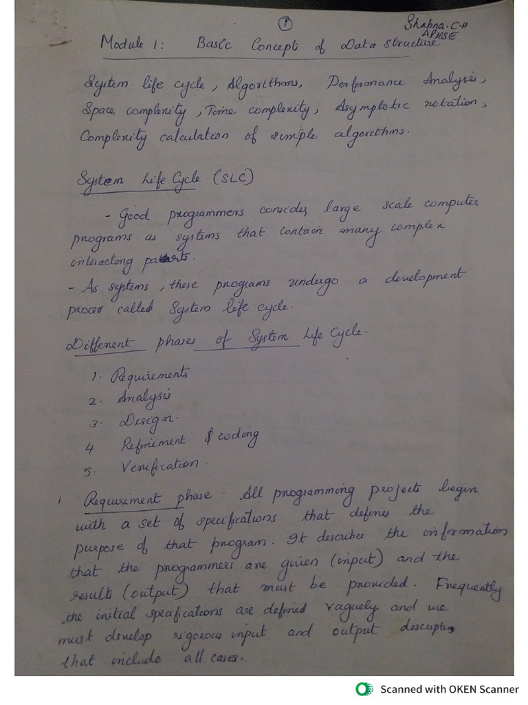 DS Module 1 | PDF