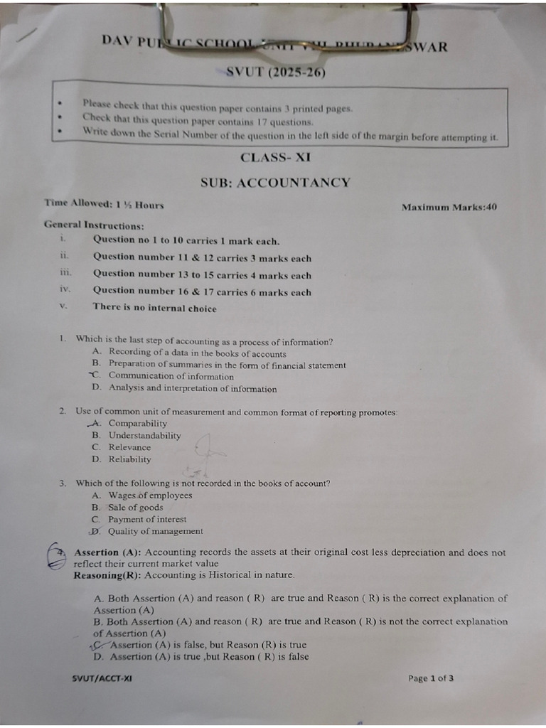 Dav Svut Acct | PDF