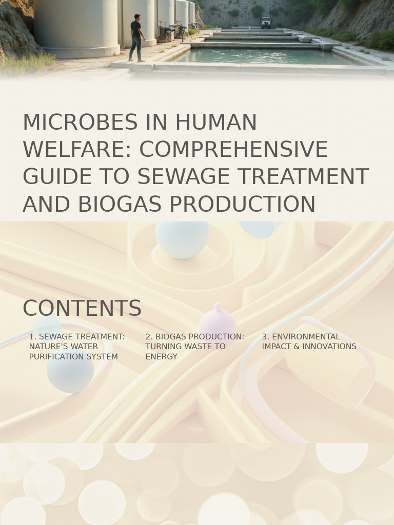 Microbes in Human Welfare - Co | PDF | Sewage Treatment | Environmental ...
