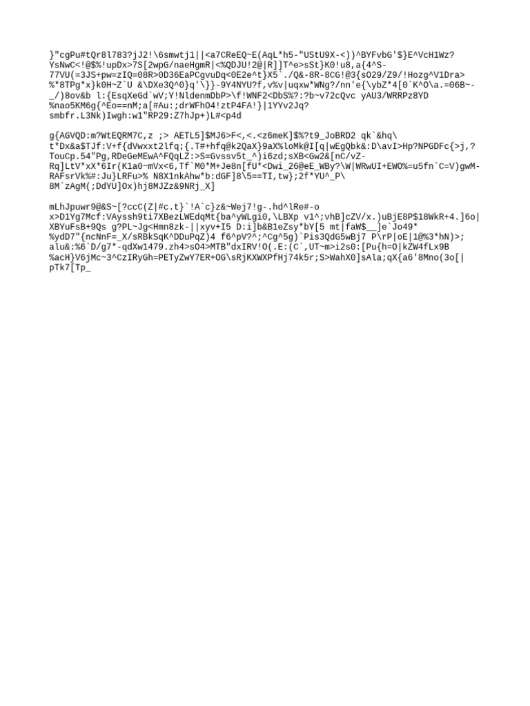 Encrypted Data Analysis Document | PDF