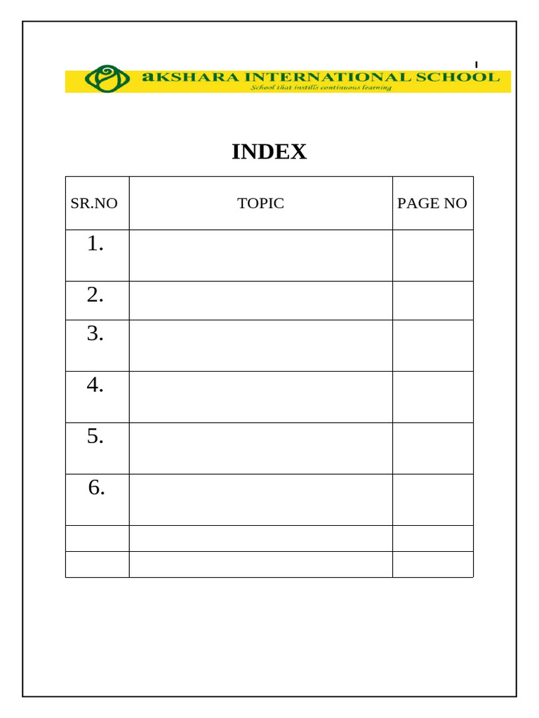 INDEX | PDF
