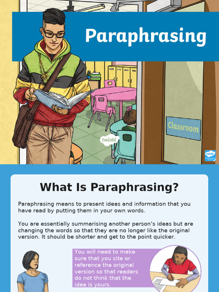 Effective Paraphrasing Techniques | PDF
