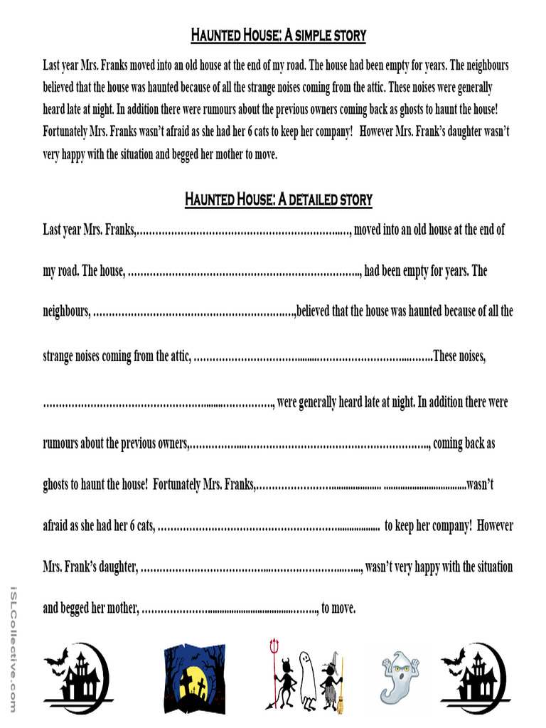 Grade 4 Haunted House Story | PDF