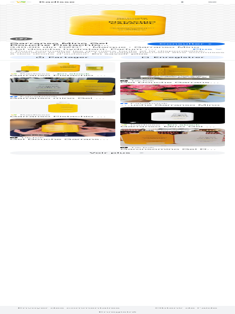 Gel Douche Garranso Mino Pistache | PDF