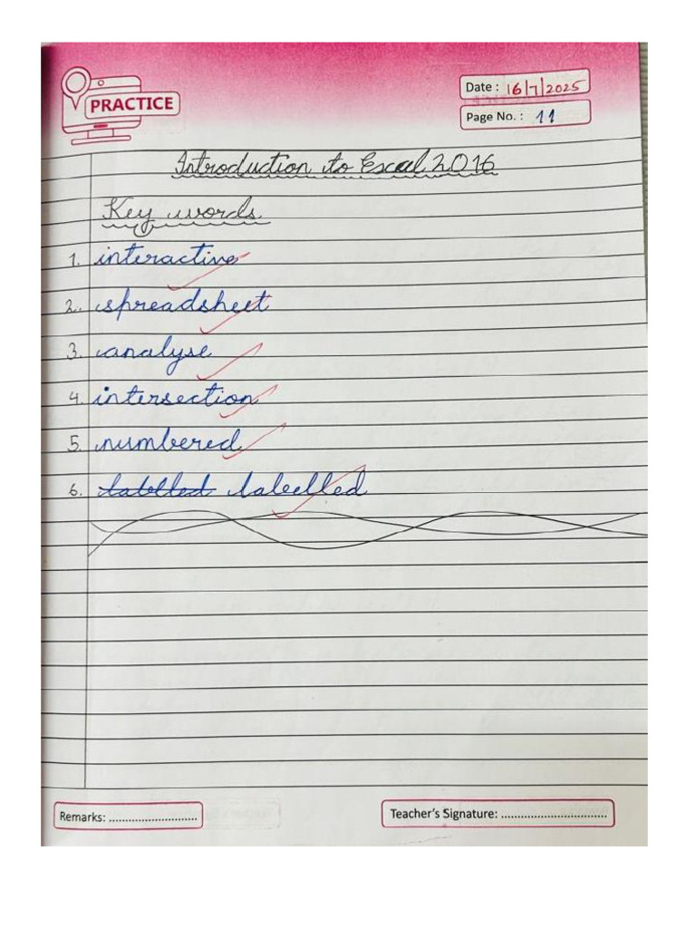 Class 5 July Computer Notebook Work | PDF