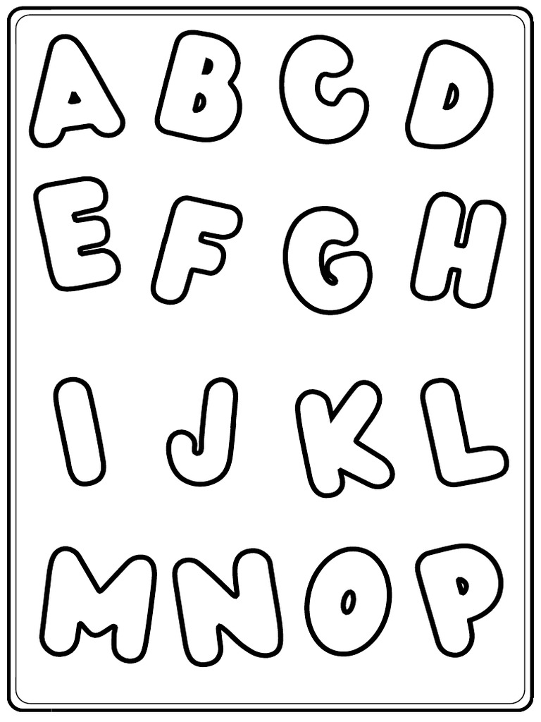 The Alphabet Worksheet | PDF