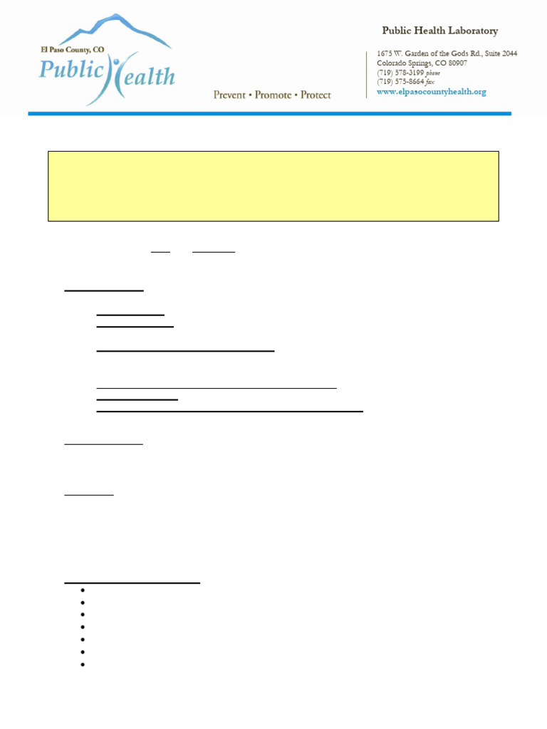 WaterTesting Instructions 2013 0 | PDF | Water | Drinking Water