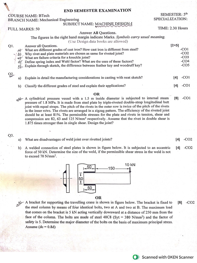 5th Sem (PYQ) | PDF