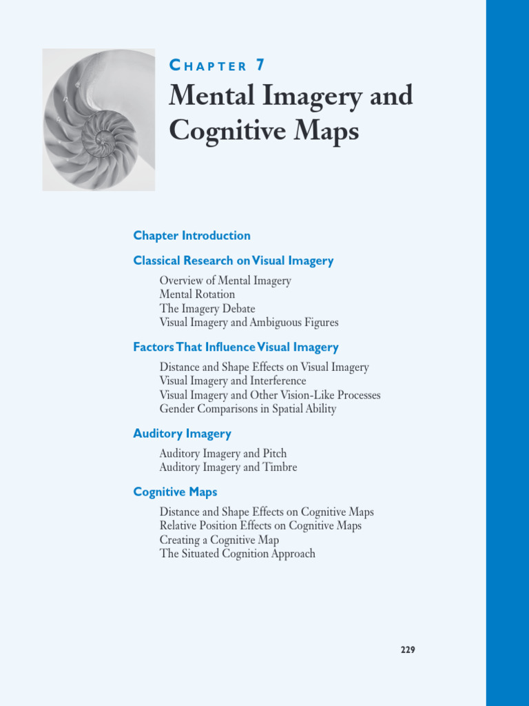 Mental Imagery and Cognitive Maps Explained | PDF | Mental Image ...